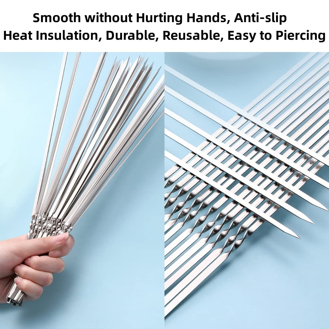 WILLBBQ skewers displayed in a portable storage tube