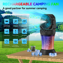 Wilody Misting Fan remote control with adjustable settings