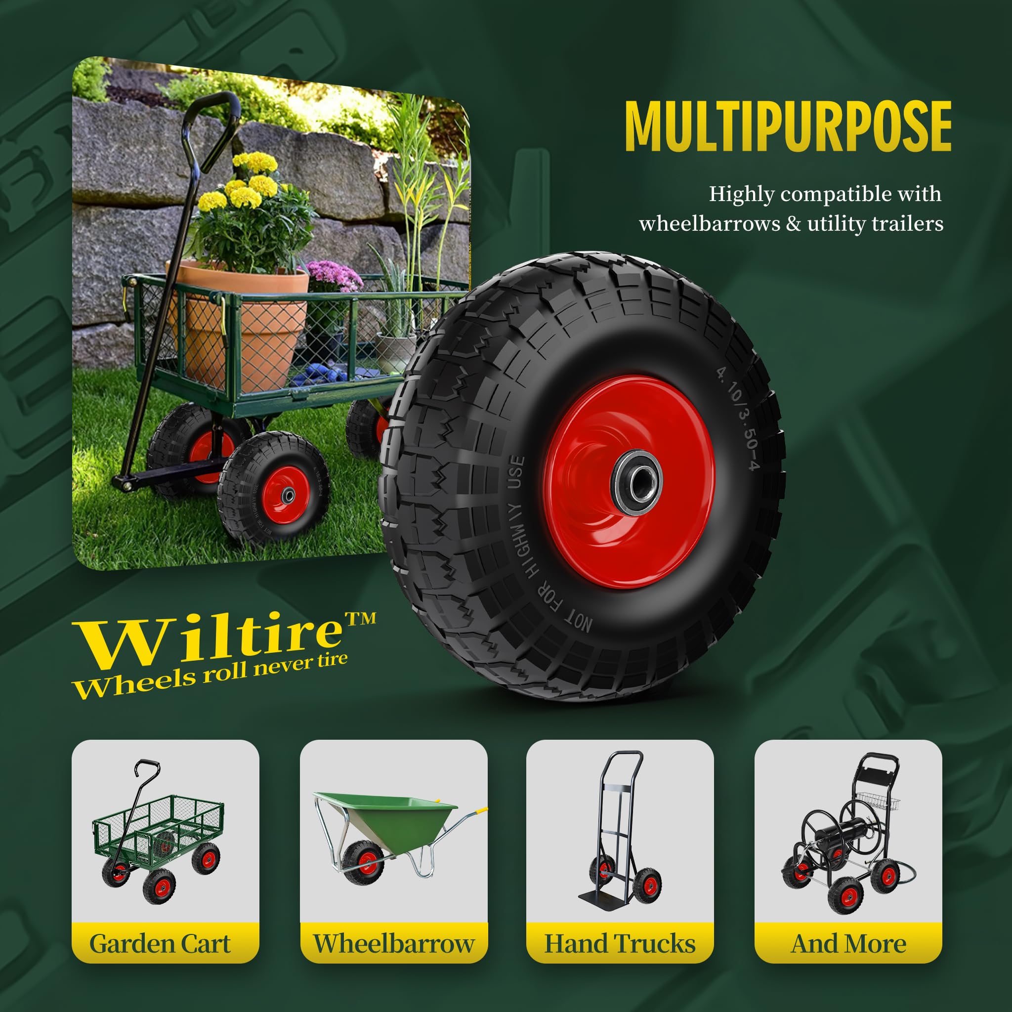 Wiltire tire and wheel replacement package contents, fully assembled