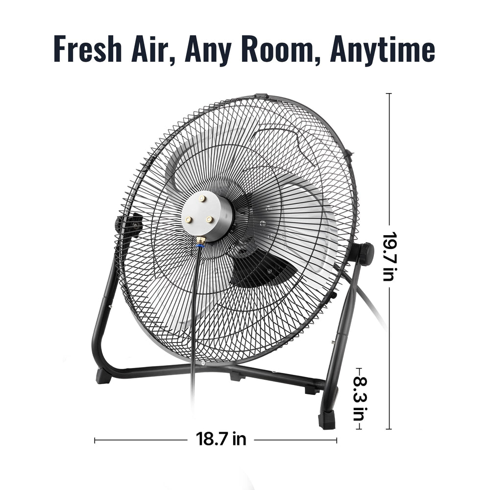 Windigaga 16" Misting Fan in indoor setting as a traditional fan