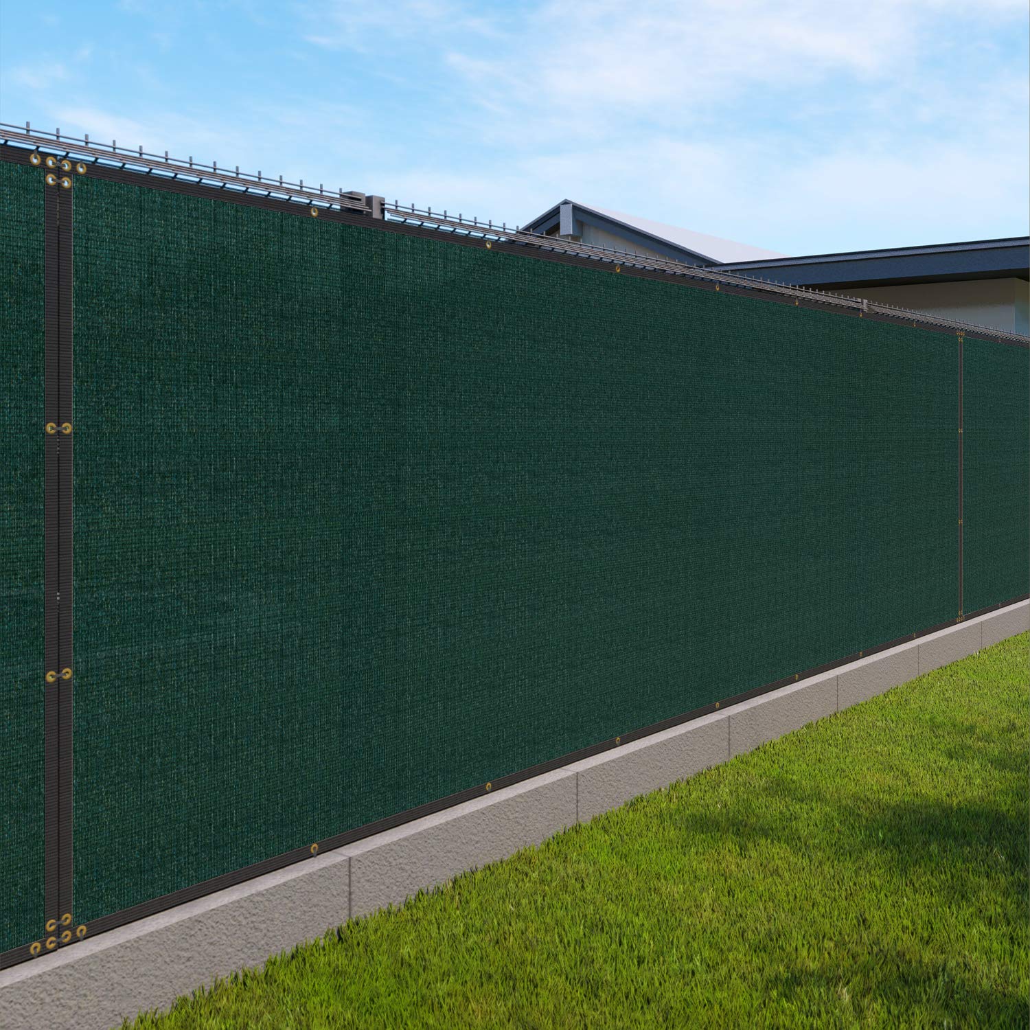 Windscreen4less Privacy Fence Screen showing material texture