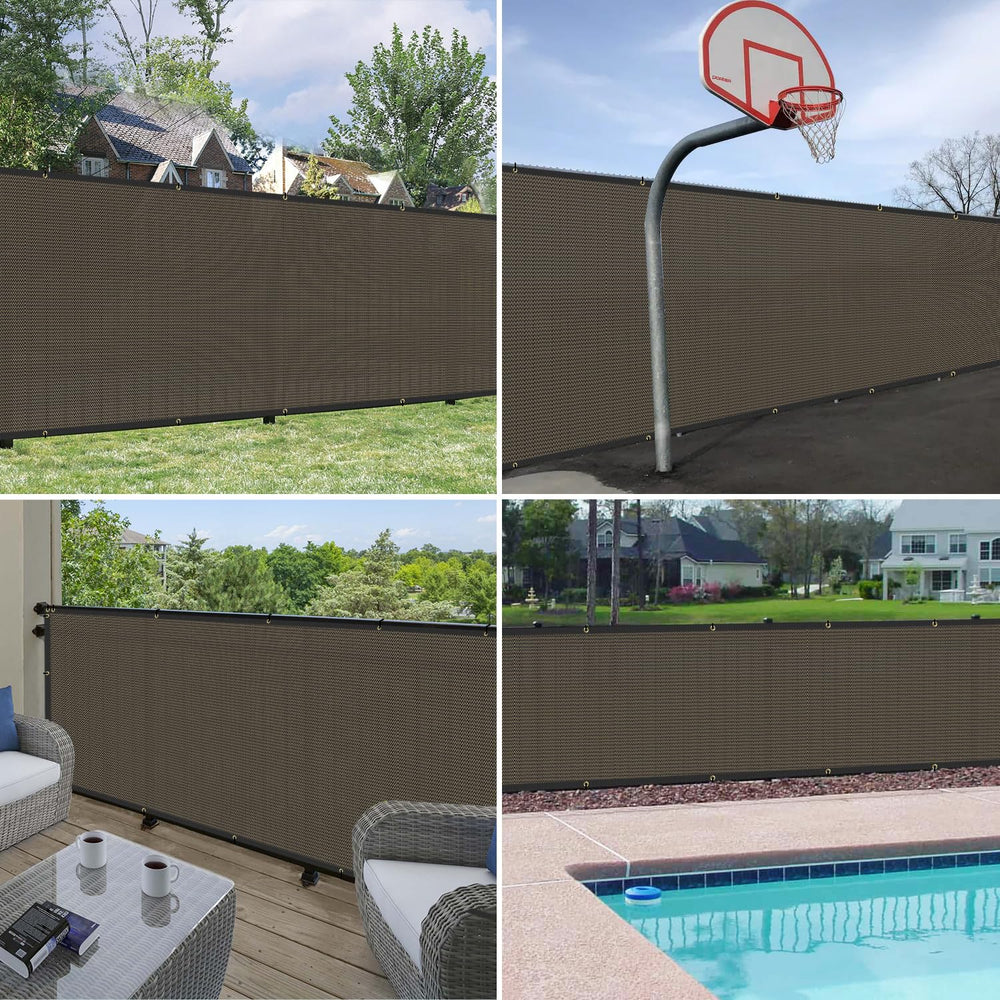 Windscreen4less privacy screen in garden setting