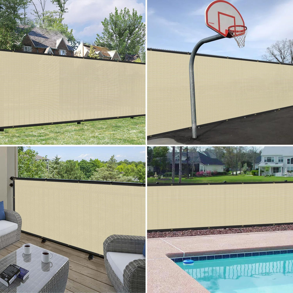 Windscreen4less privacy screen showing 90% visibility blocking