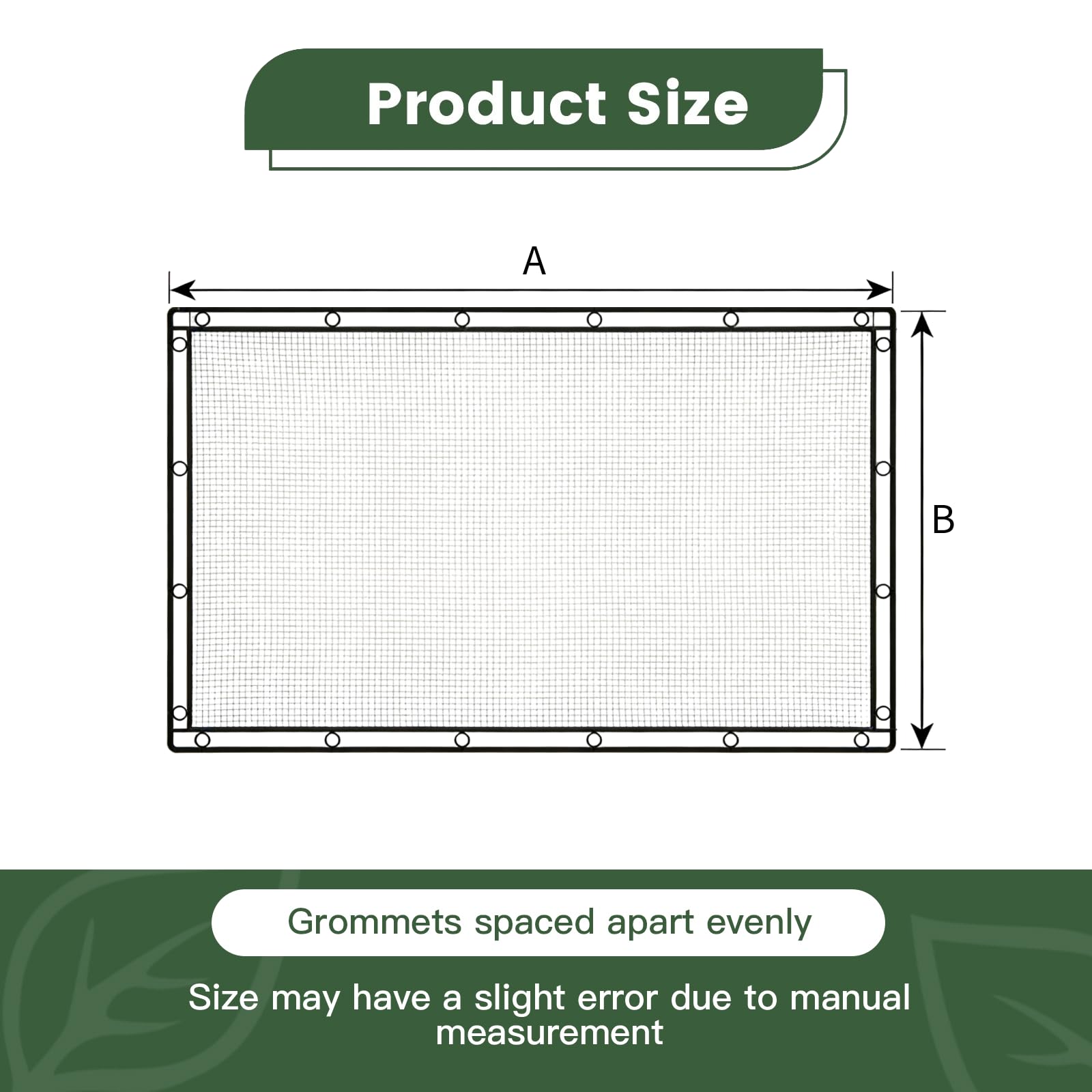 WindscreenSupplyCo 10 x 20 FT shade cloth showcasing grommets