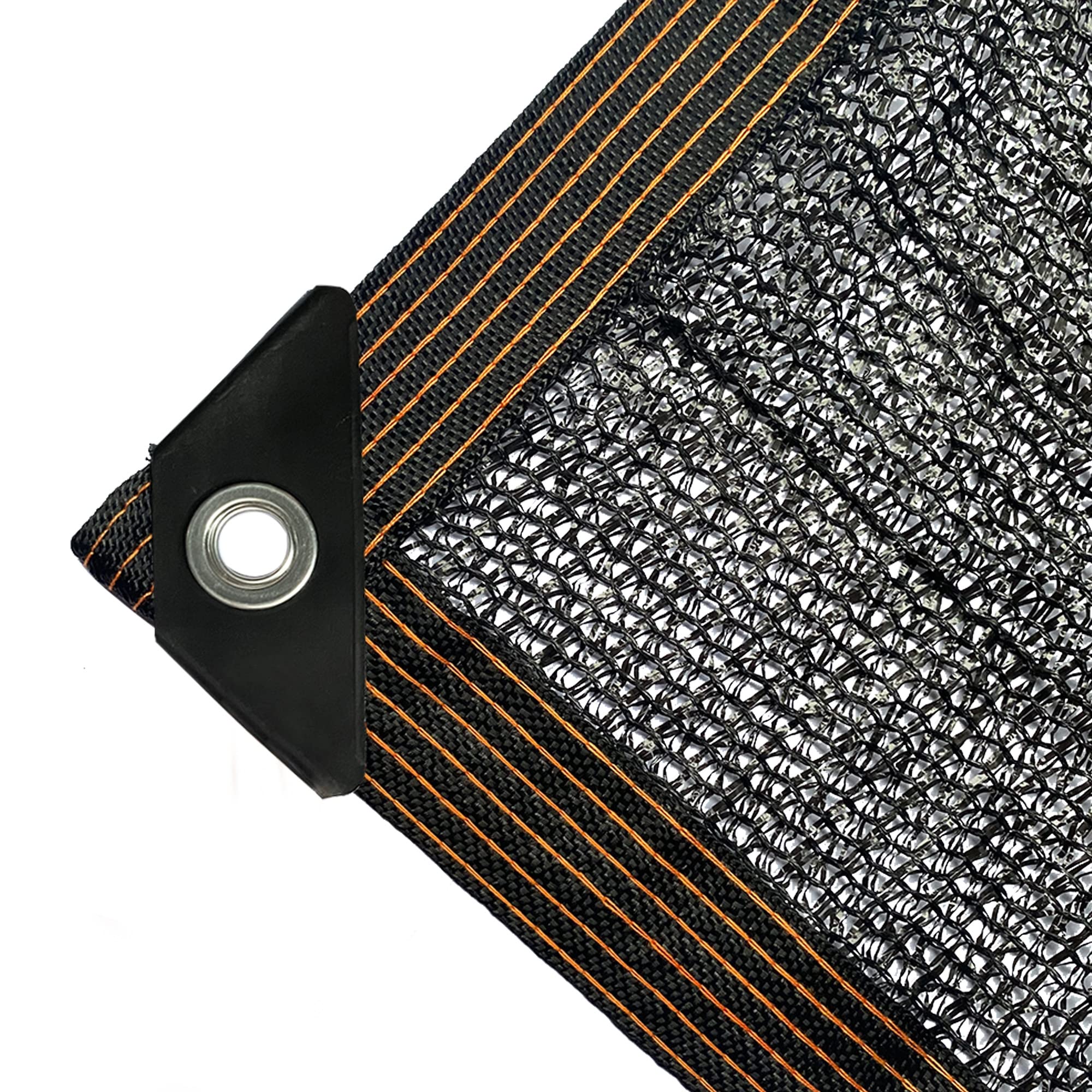 winemana 20 x 20 FT black shade cloth with grommets
