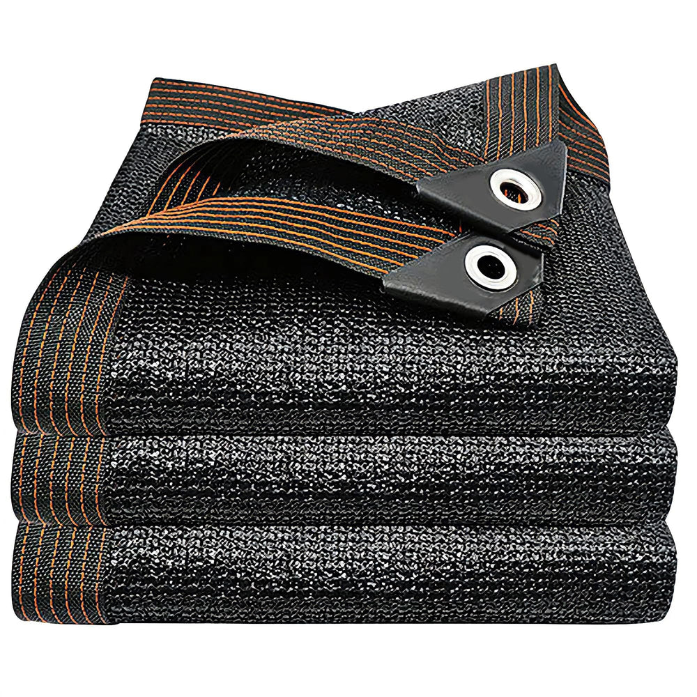 winemana 50% Black Shade Cloth 6.6 x 6.6 FT front view