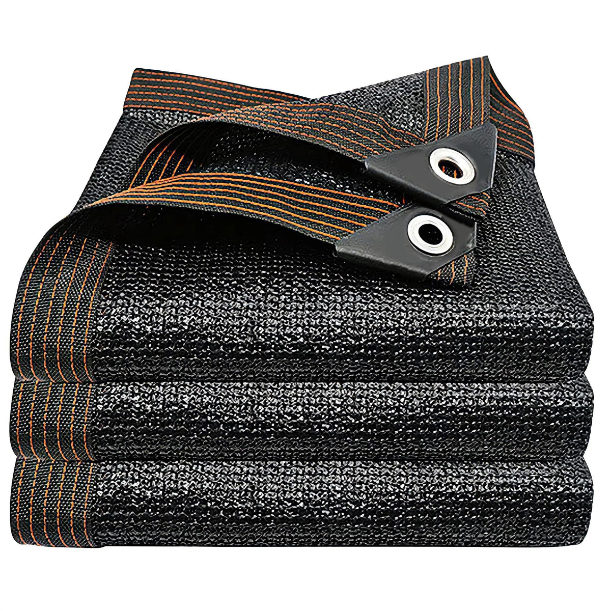 winemana 50% Black Shade Cloth 6.6 x 6.6 FT front view