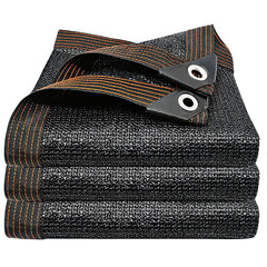 winemana 50% Black Shade Cloth 6.6 x 6.6 FT front view