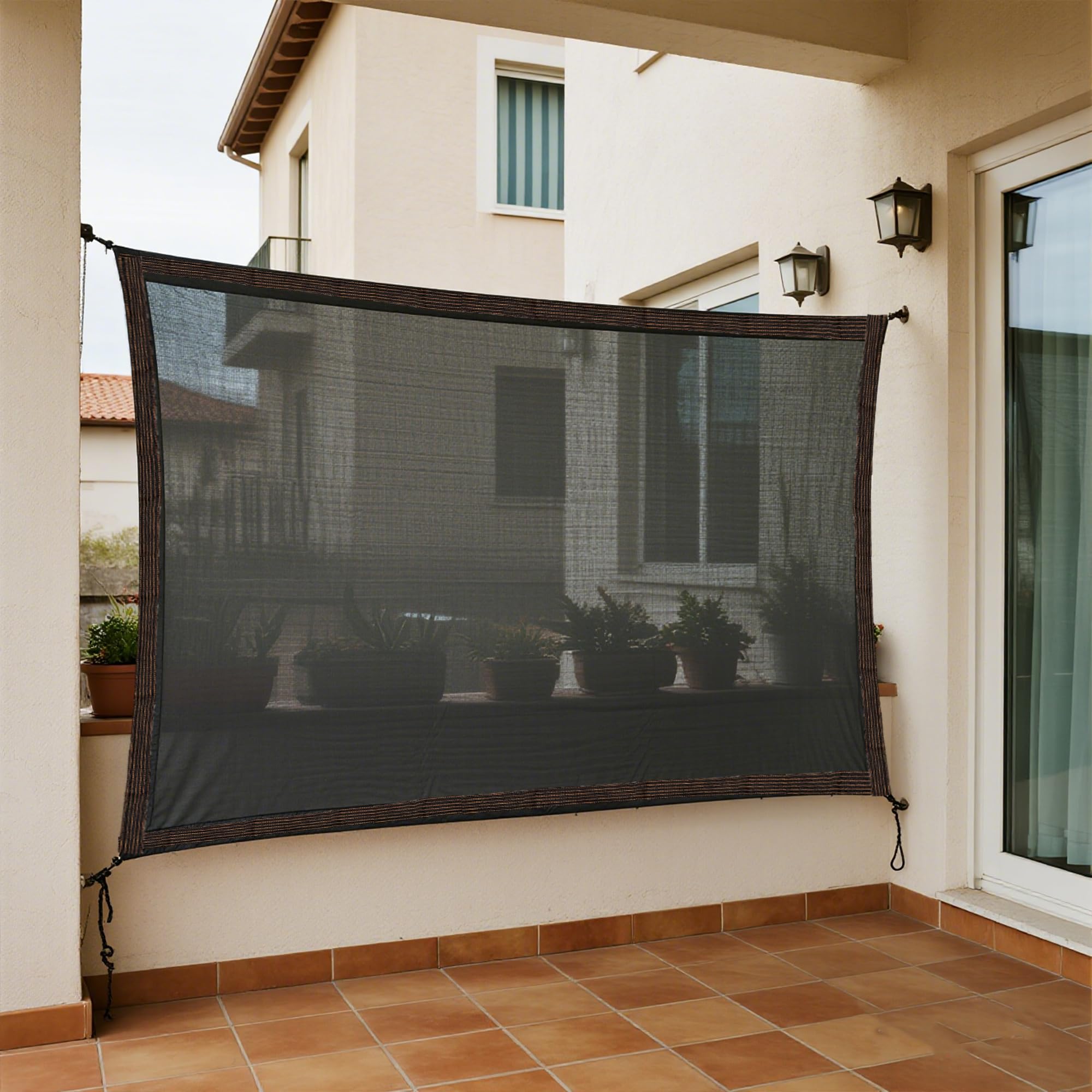 winemana Shade Cloth 4x12 FT packaging showing product details