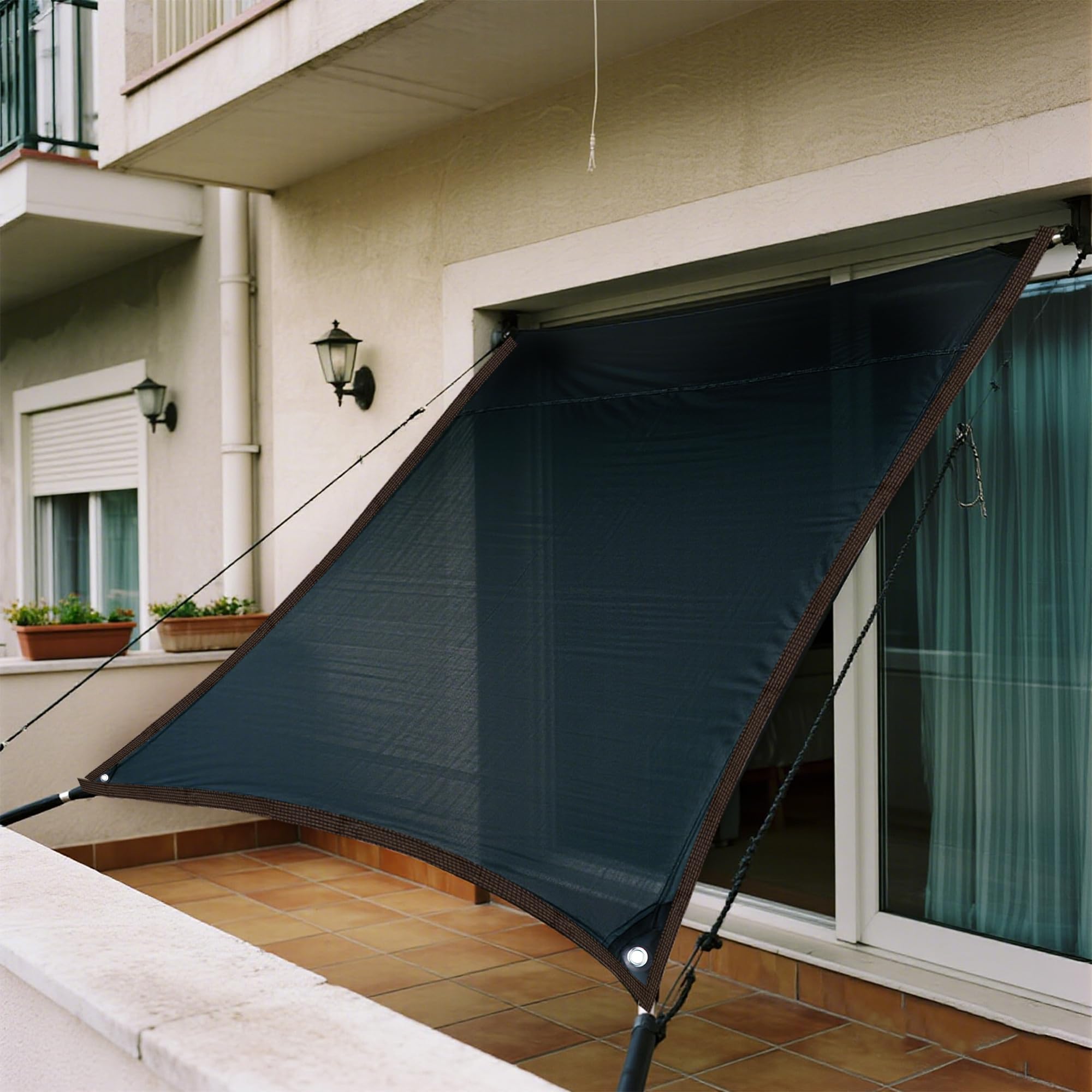 winemana Shade Cloth 4x12 FT with taped edges for durability