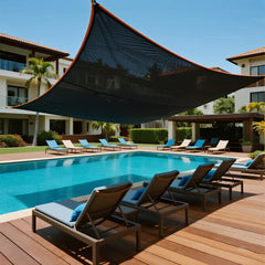 winemana shade cloth in a garden setting