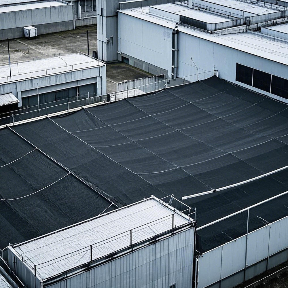 winemana shade cloth in use at a construction site