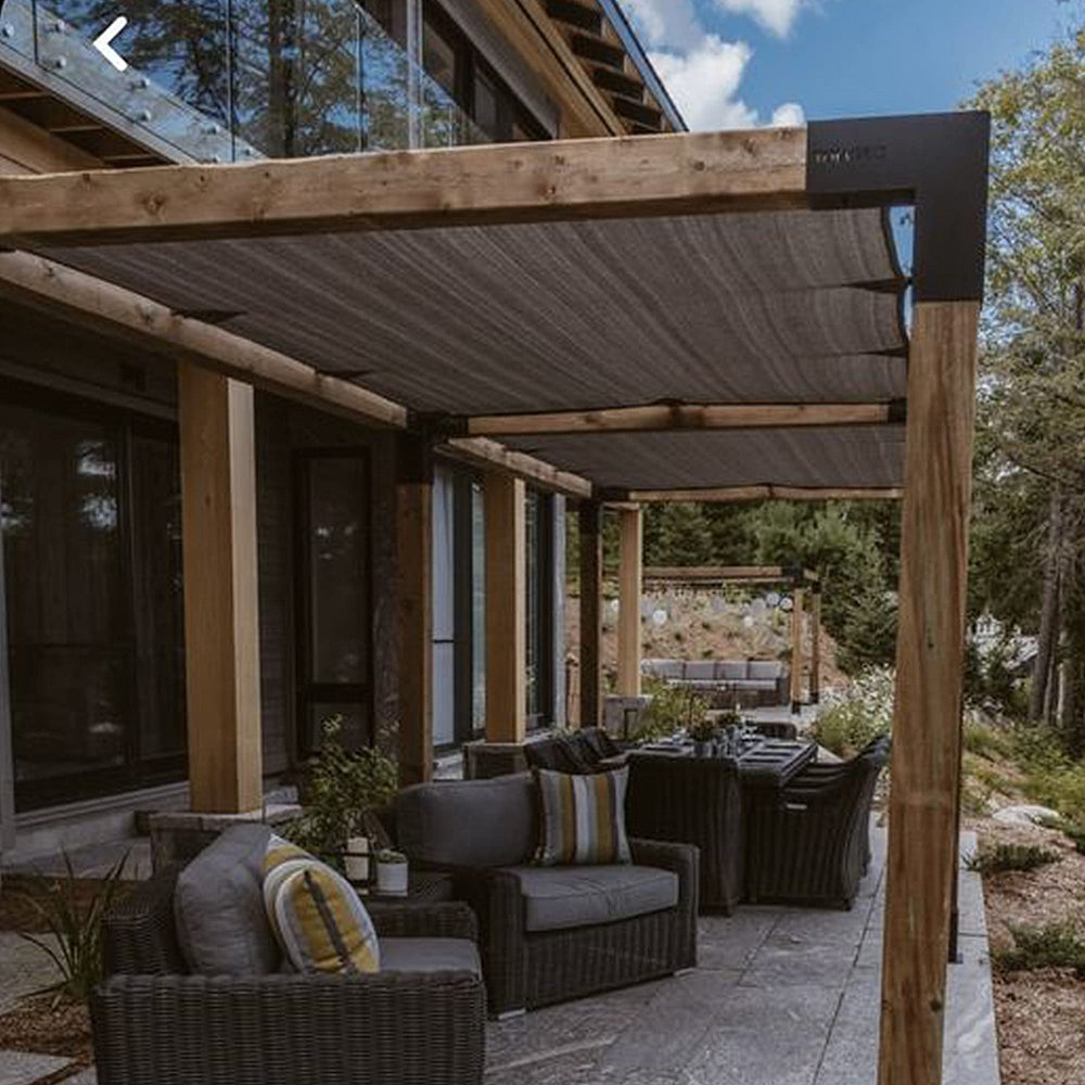 winemana shade cloth on patio