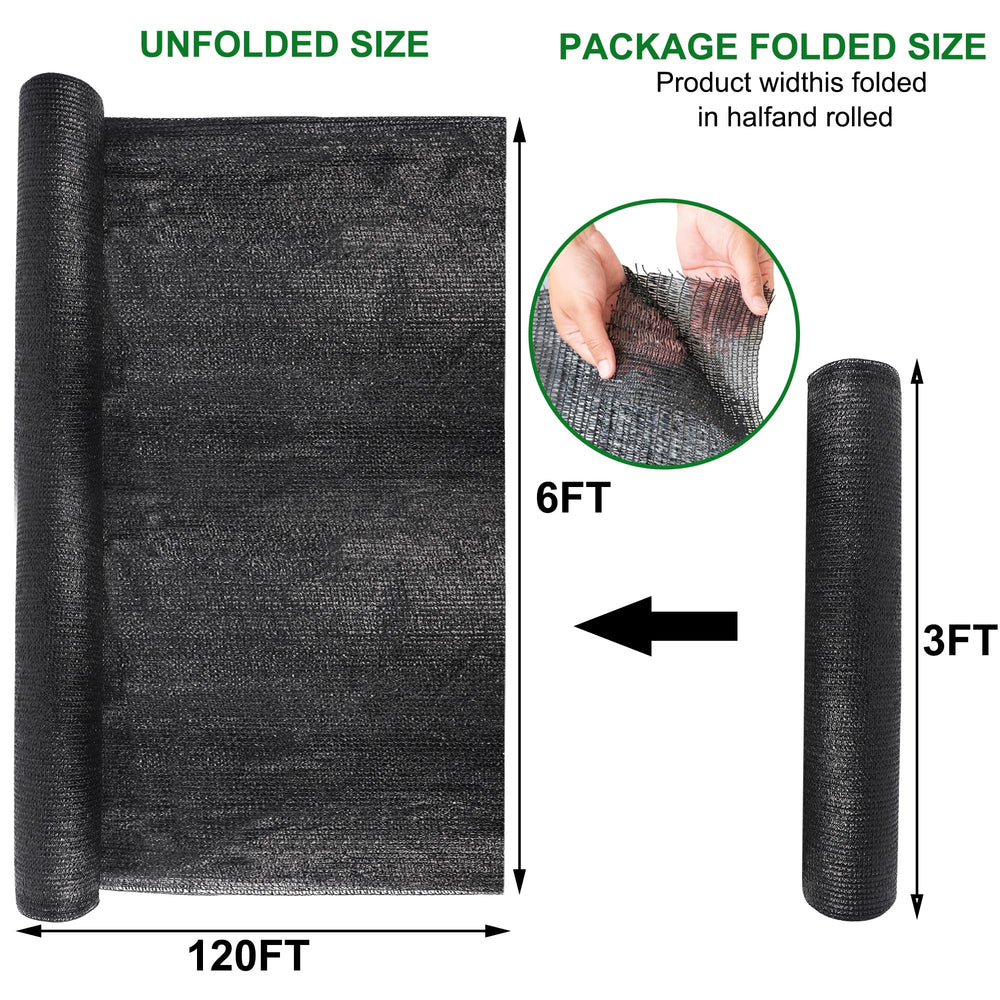 winemana shade cloth rolled up for easy handling