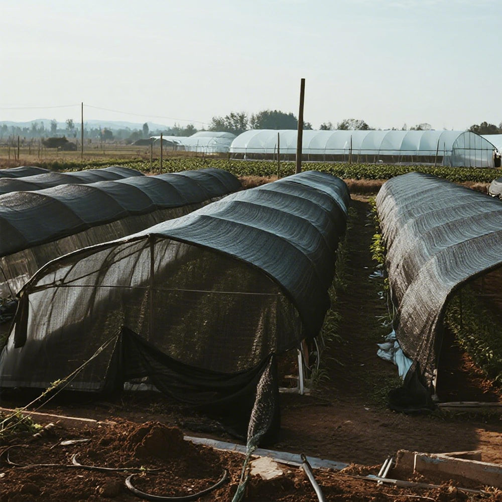 winemana Shade Cloth showing open weave design