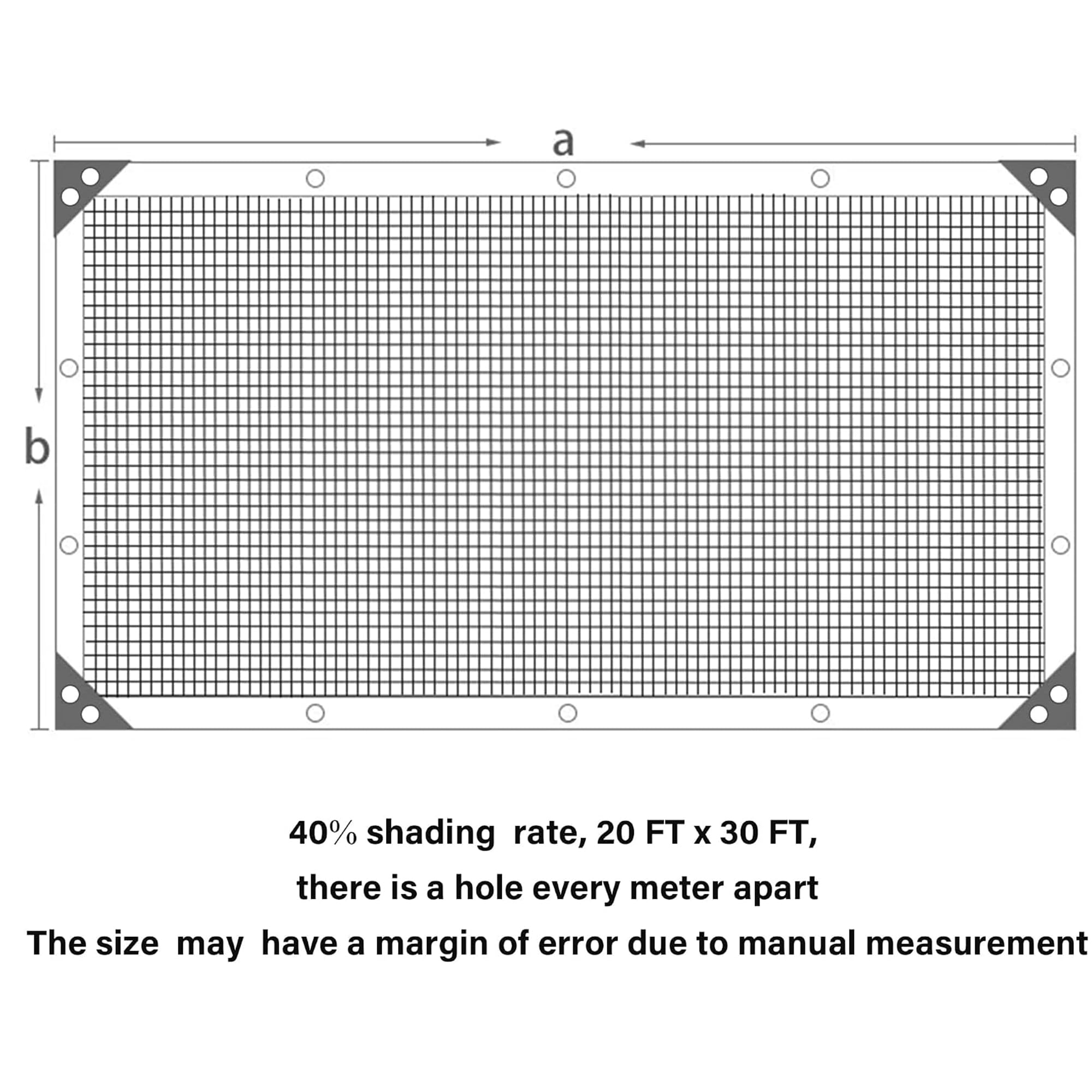 winemana shade cloth showing reinforced corners