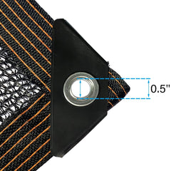 winemana shade cloth showing reinforced grommets