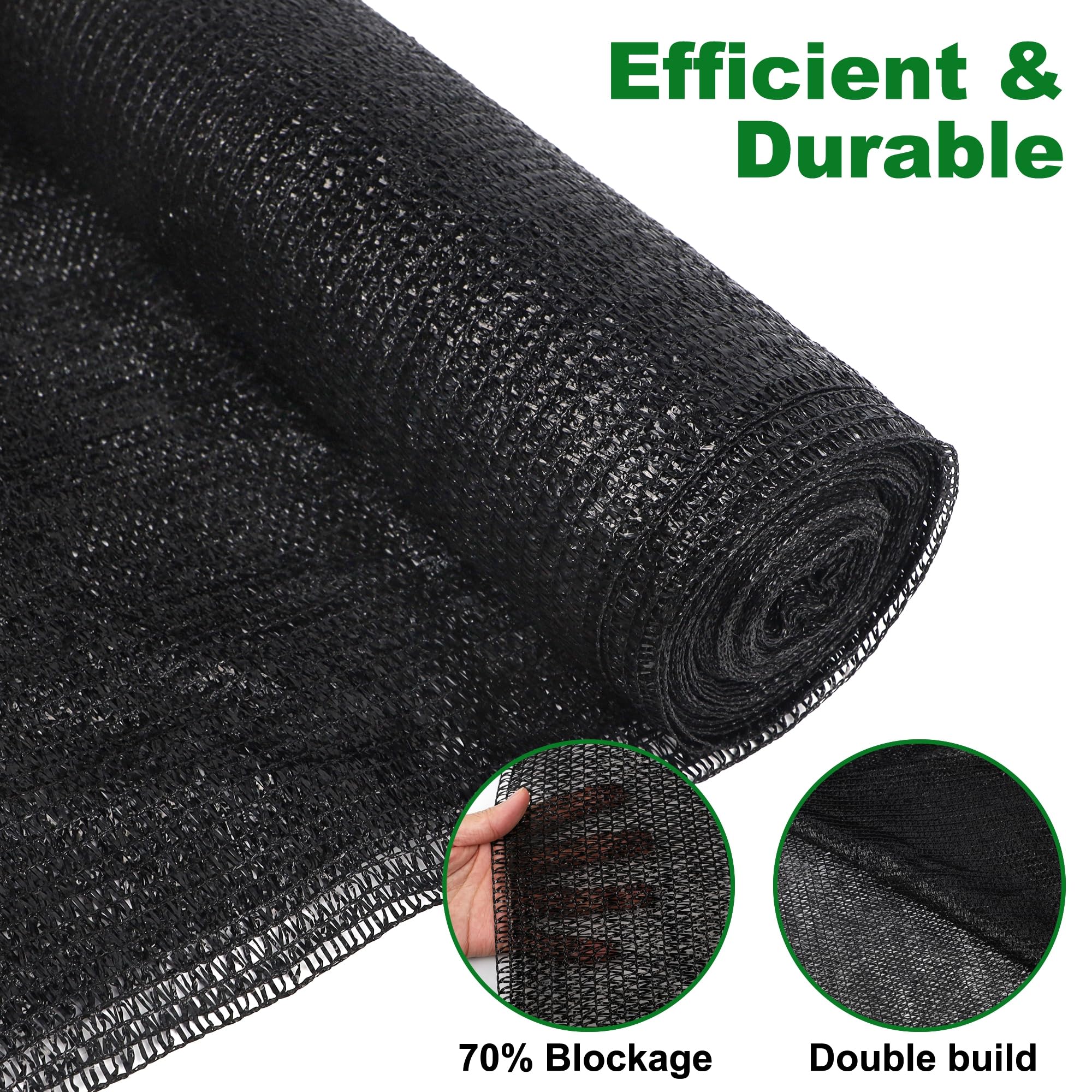 winemana shade cloth showing the 70% sunlight filtration feature