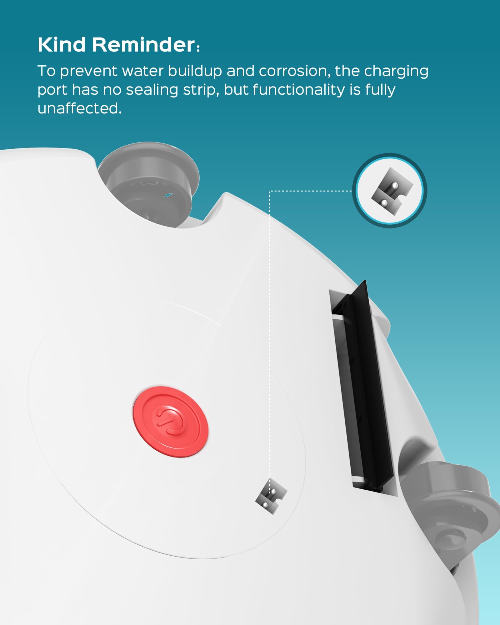 WINNY POOL CLEANER Cordless Pool Vacuum Robot charging