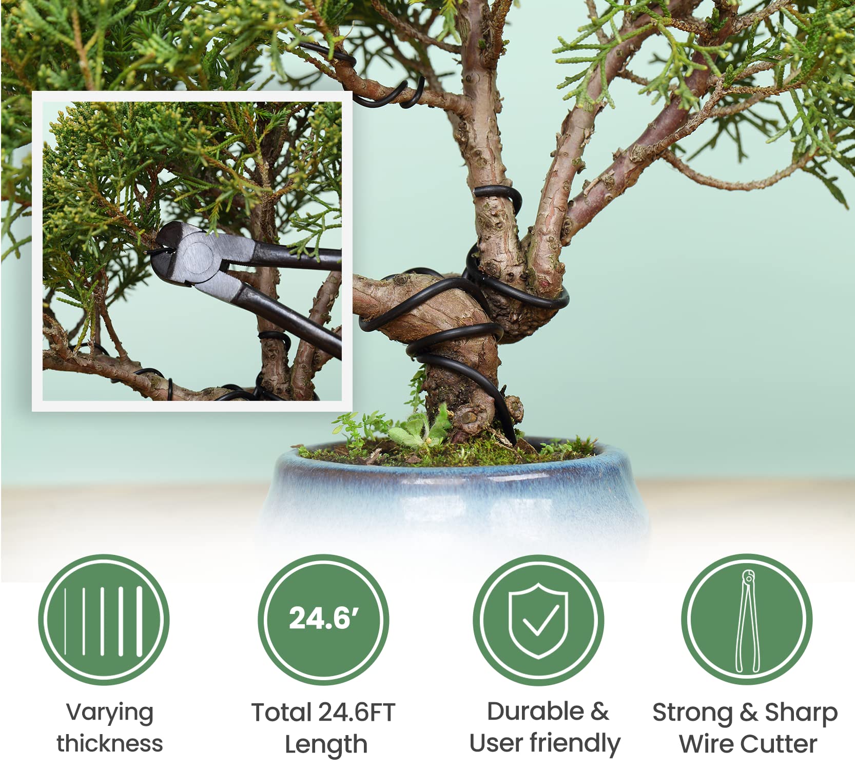 Wire cutter from SOLIGT Bonsai Tool Set