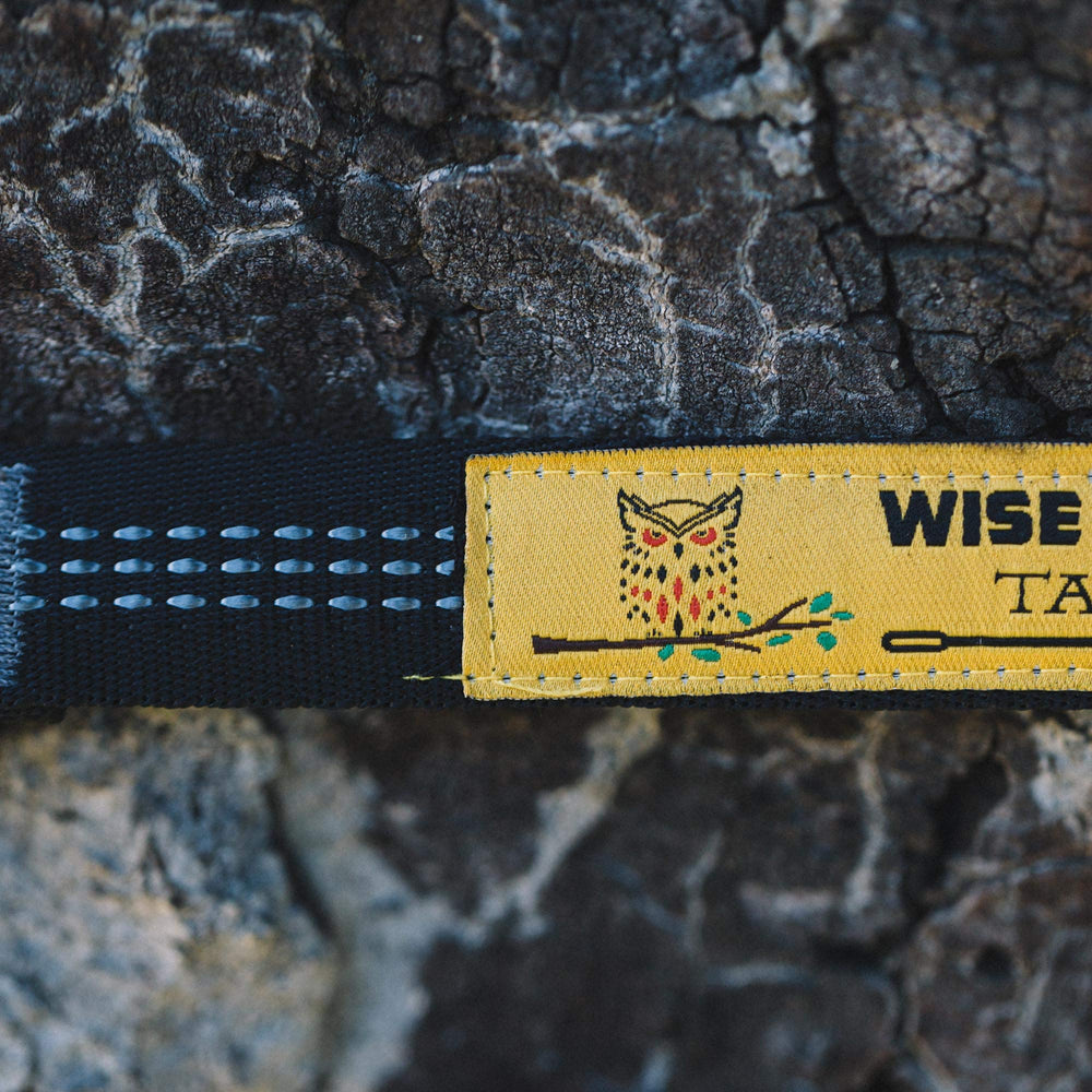 Wise Owl hammock straps details on packaging