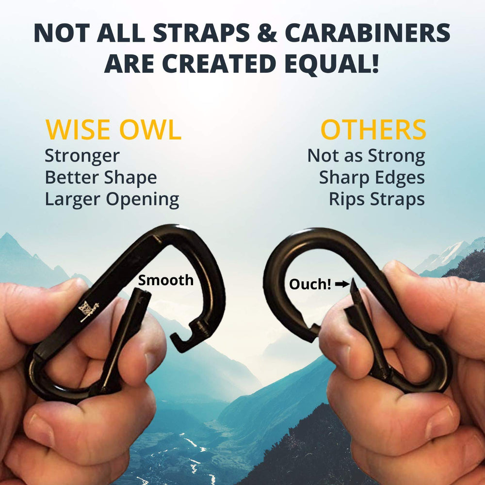 Wise Owl Outfitters hammock straps in carry bag
