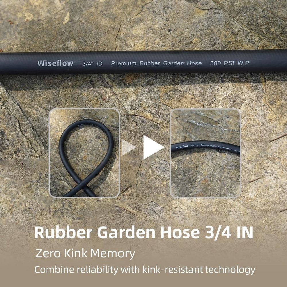 Wiseflow garden hose being used to wash a car