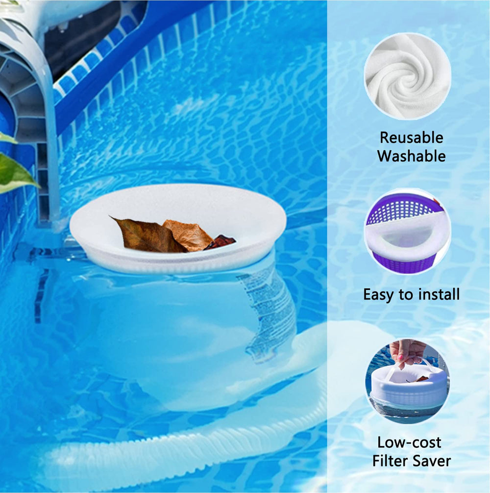 WISHDIAM pool skimmer socks pack side view