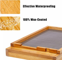witbee Beehive Screened Bottom Board with dimensions displayed