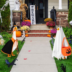 Witch cape and hat set for 23-inch lawn goose decoration