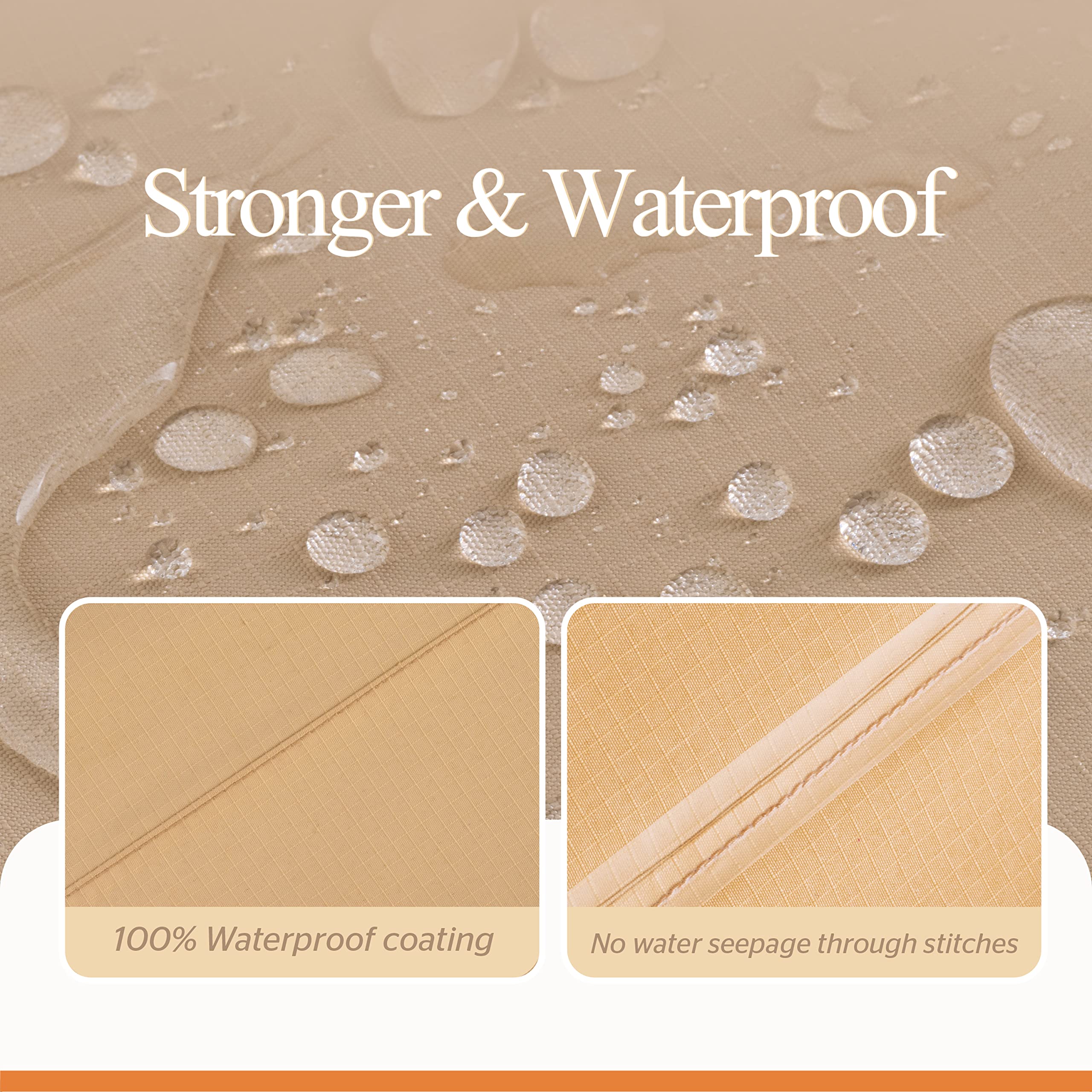 WJ-X3 Waterproof Patio Furniture Set Cover with handles