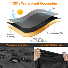 WLEAFJ Chair Cover with padded handles for easy installation