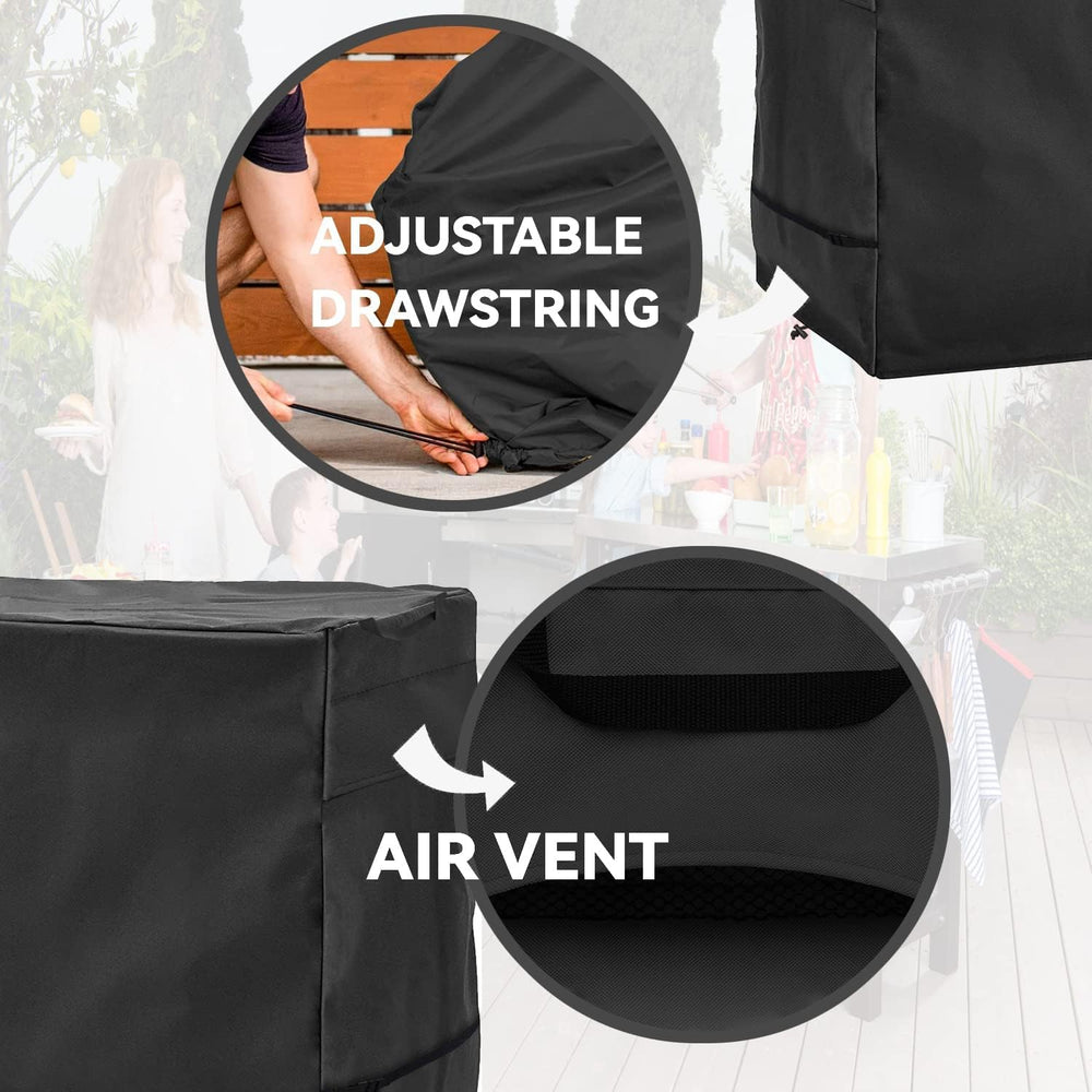 Wnanan cover demonstrating air vents to reduce condensation