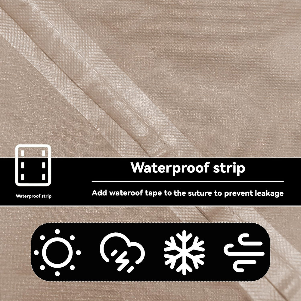 Wnanan Outdoor Prep Table Cover with drawstring detail