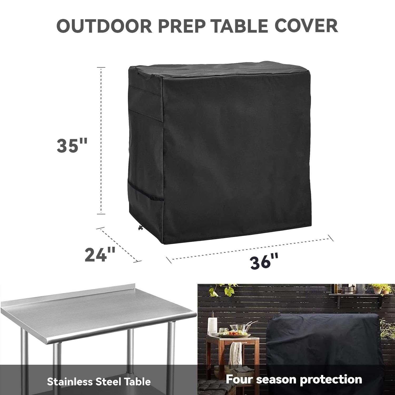 Wnanan table cover showing waterproof fabric close-up