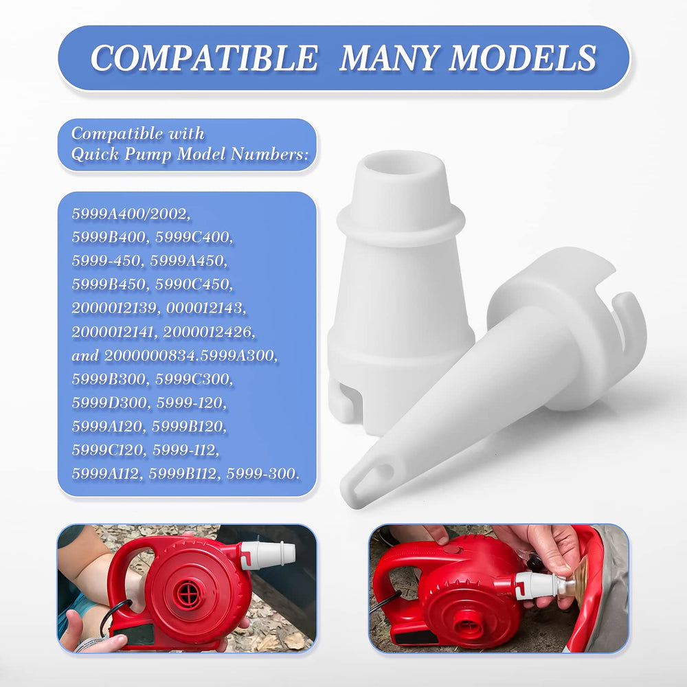 Wndine Quick Pump Fitting Replacement Nozzle compatible models list