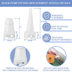 Wndine Quick Pump Fitting Replacement Nozzle side view