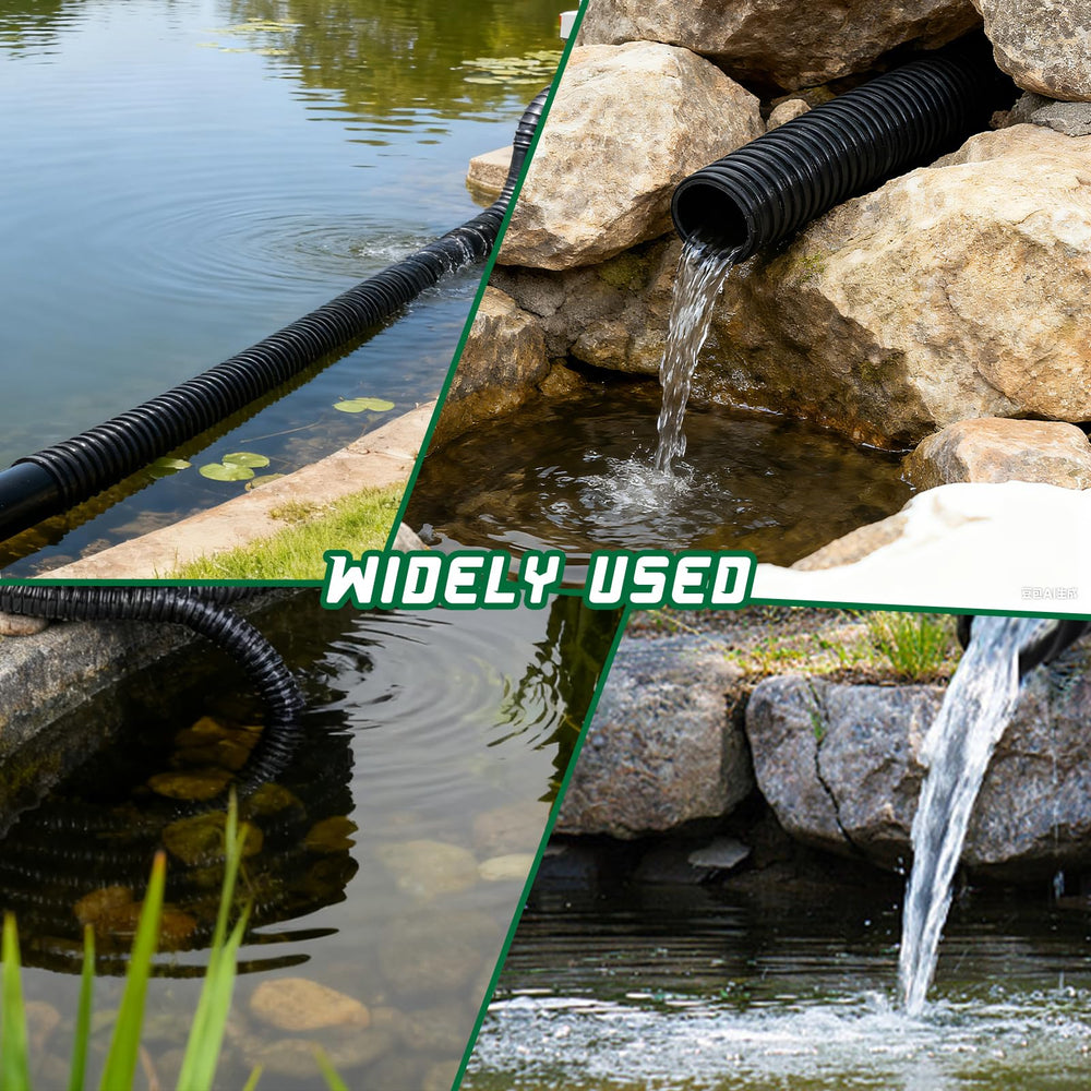 Wocloer Pond Tubing in use with pond pump