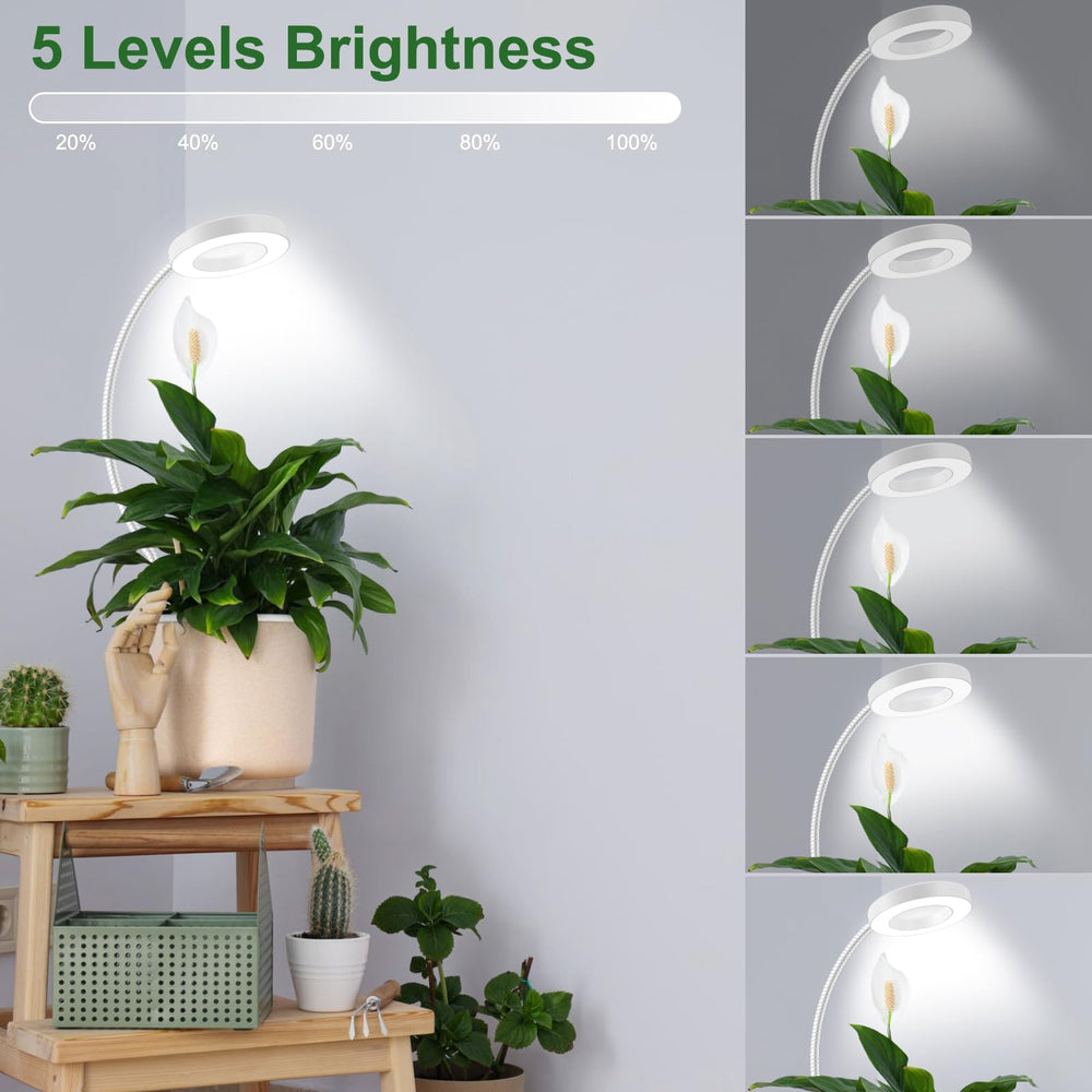 wolezek grow lights showing adjustable brightness