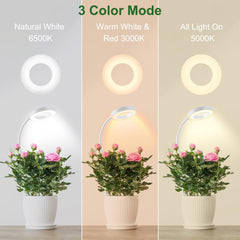 wolezek plant lights inserted into soil with gooseneck design