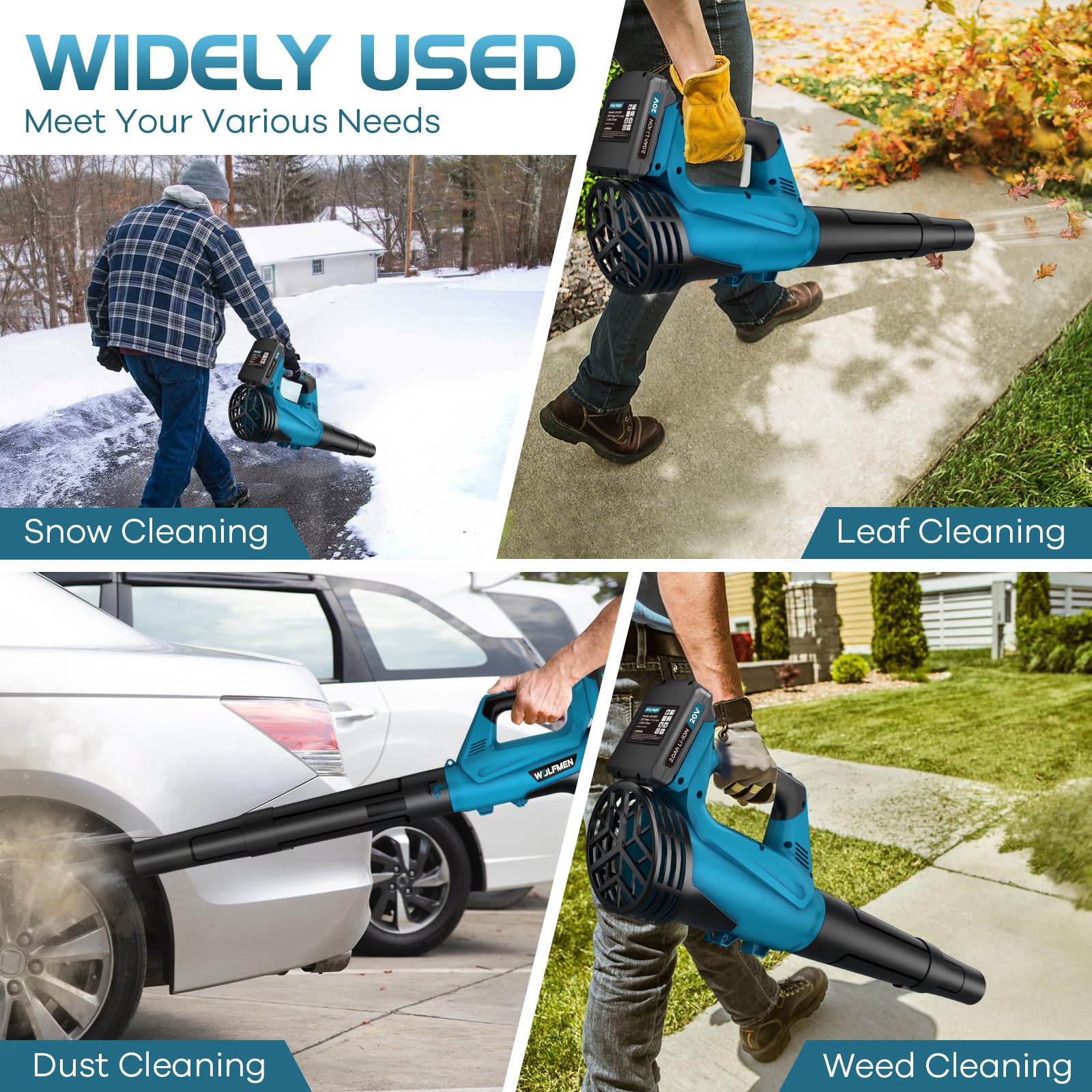 WOLFMEN leaf blower packaging box