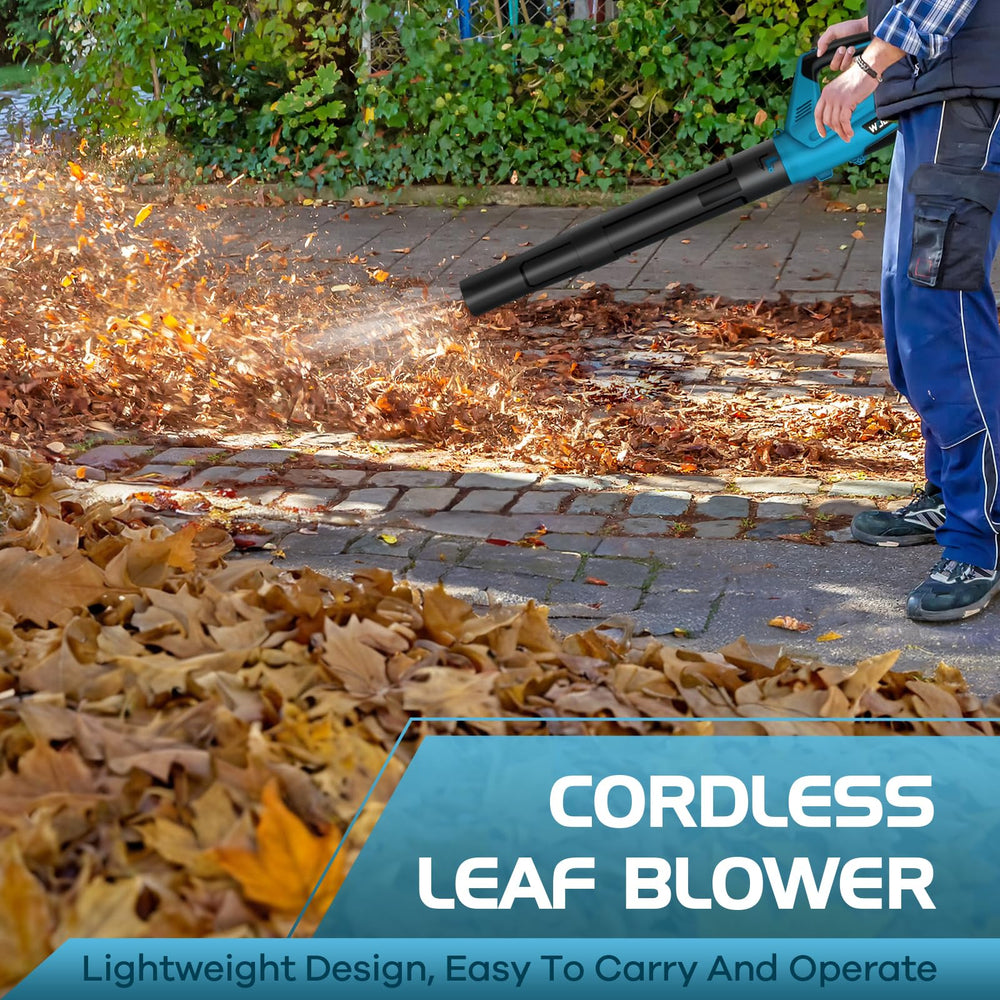 WOLFMEN leaf blower with battery and charger