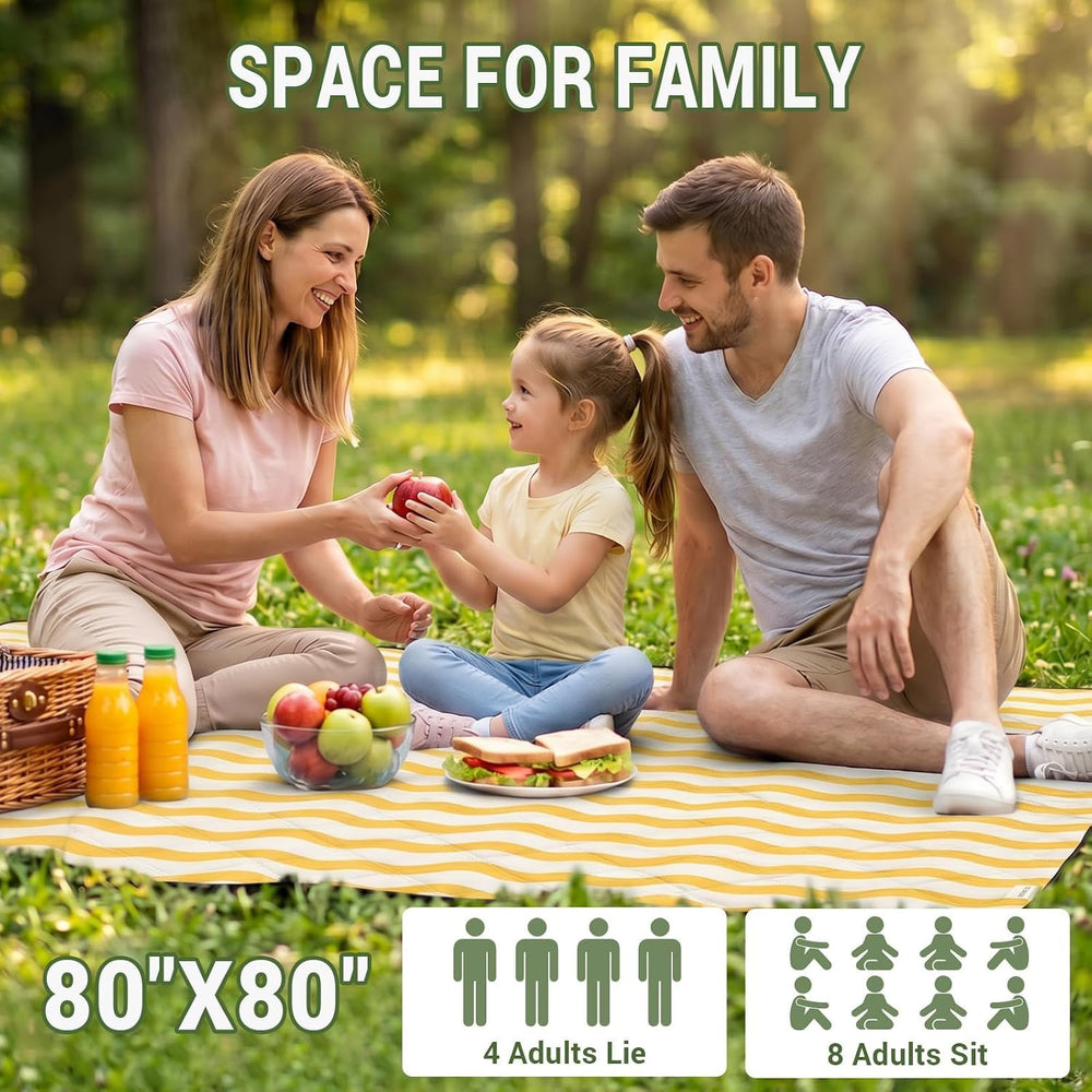 Wolfwise Picnic Blanket showcasing waterproof layer