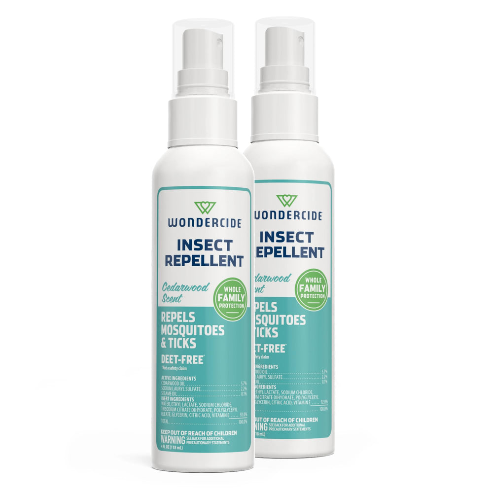 Wondercide Cedarwood insect repellent 4 oz bottle front view