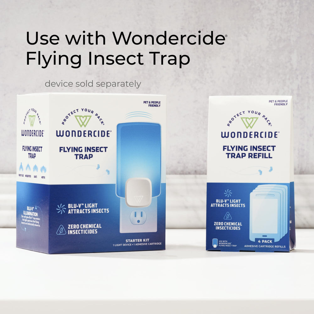 Wondercide Flying Insect Trap with refill cartridge installed