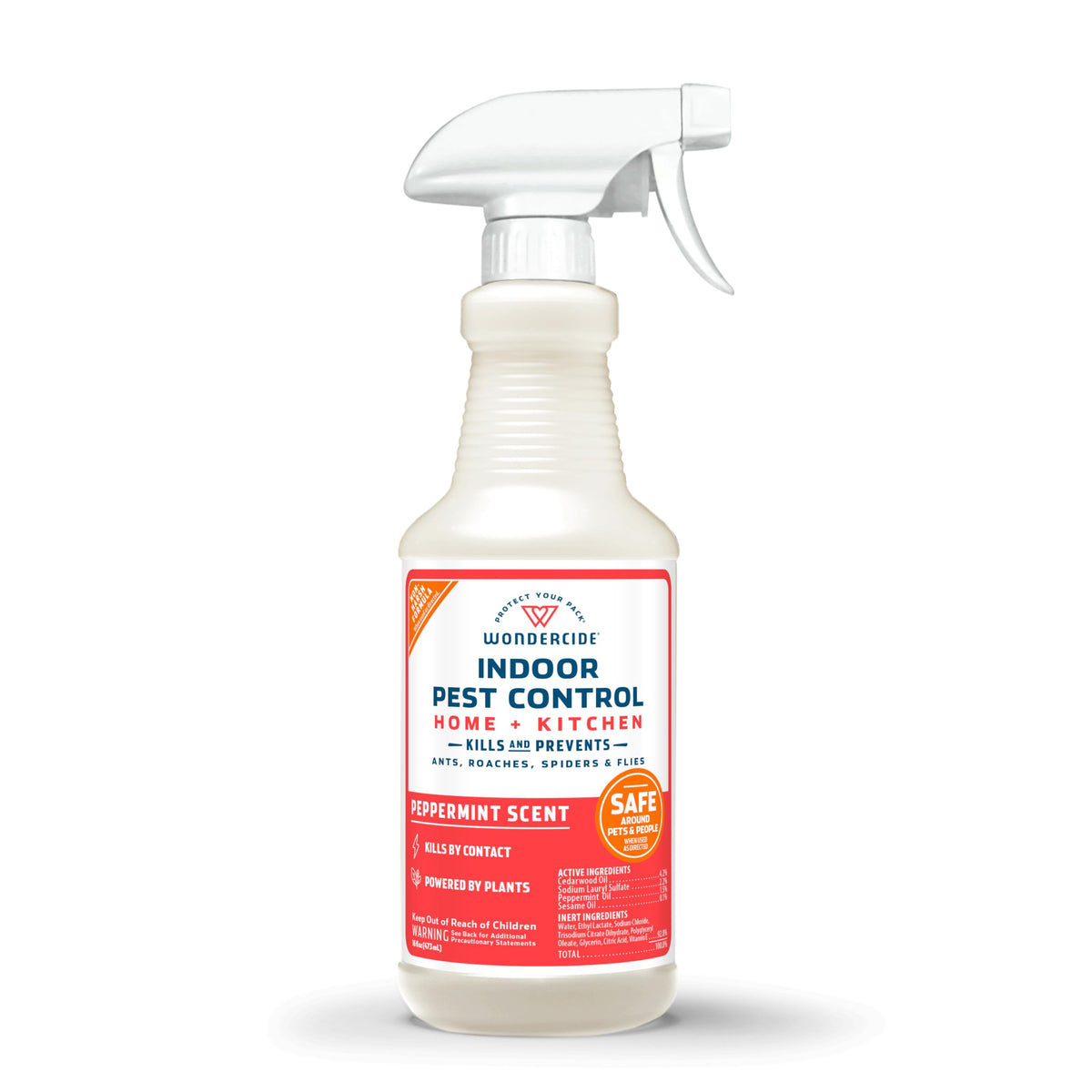 Wondercide Indoor Pest Control Spray 16 oz bottle front view
