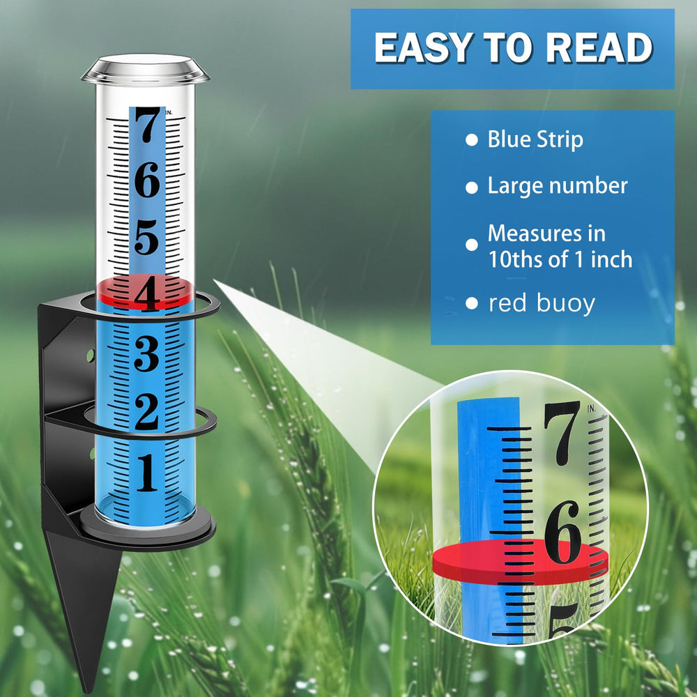 WondMall rain gauge replacement tube with red float