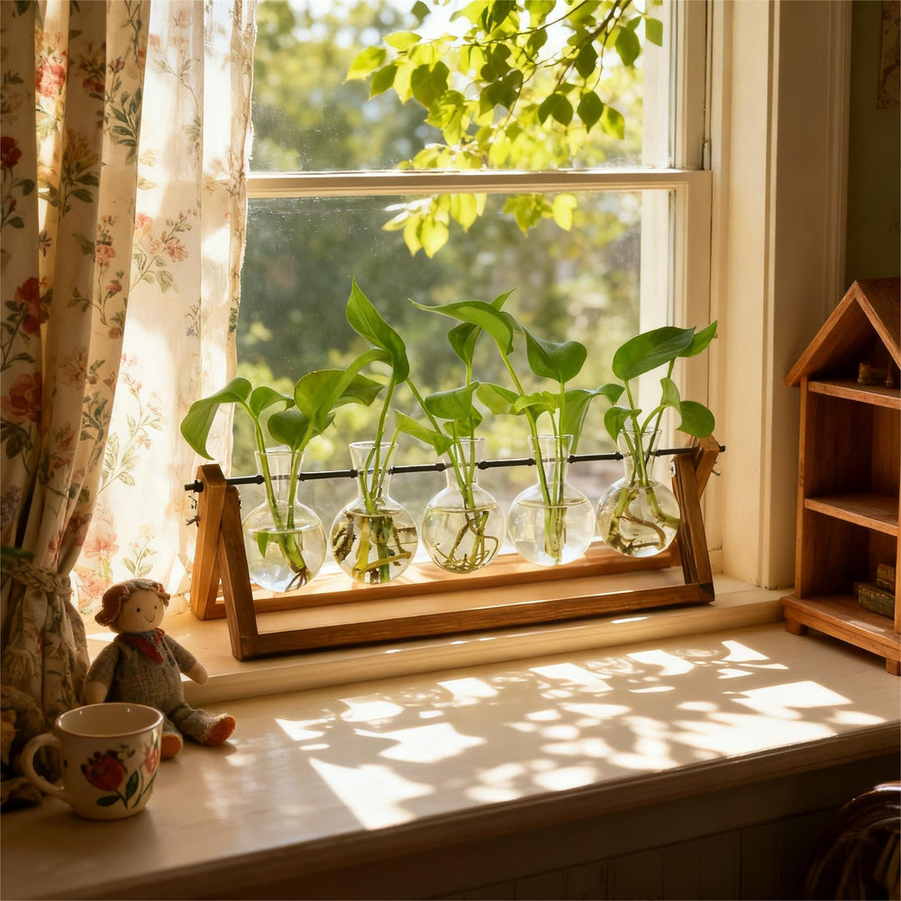 Wooden brackets and accessories for Renmxj plant propagation