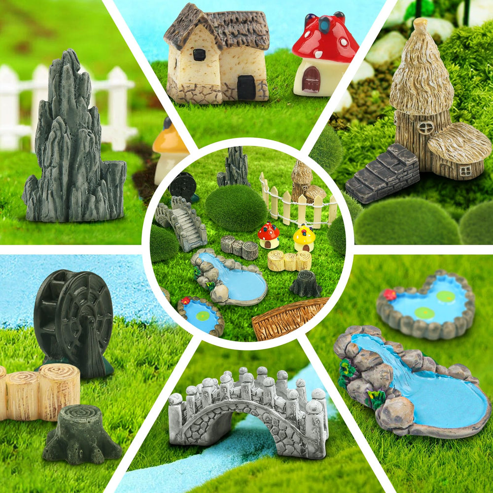 Wooden Fence and Tree Stumps from QUOZUO set