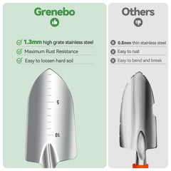 Wooden handle weedier tool from Grenebo gardening tools